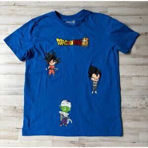 Dragon Ball Animation Blue Tee Tshirt Women's sz M